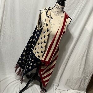Patriotic Star and Stripe Hooded Vest